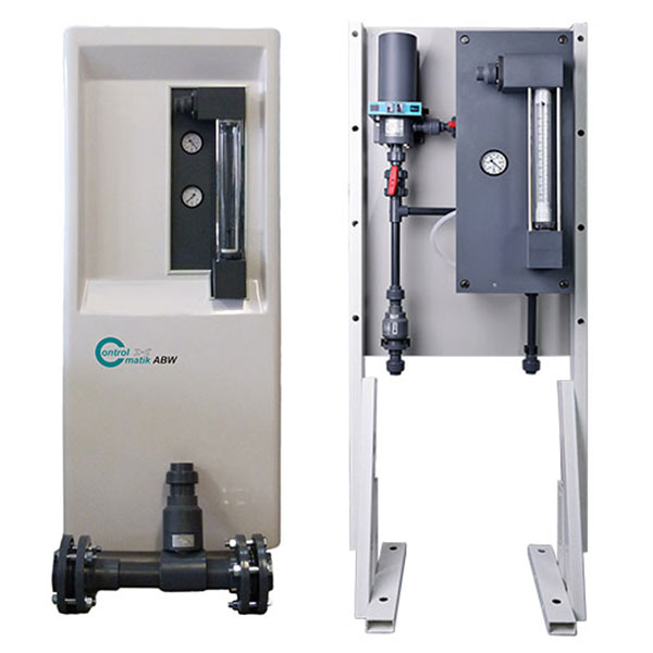 Floor mounted chlorinator system MR 520 RC, MR 540 RC, MR 550 RC